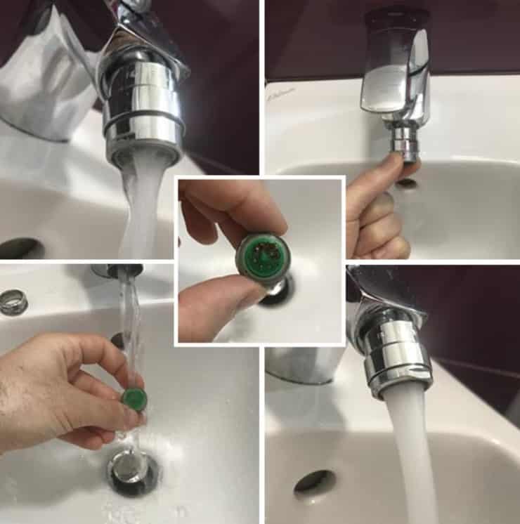 how to clean tap filters
